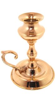 Gold Plated Candle Holder