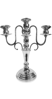 ""Three Candles" Candelabrum"