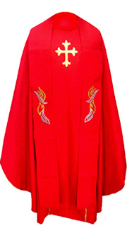 Red Chasuble + Stole