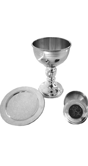 Pewter gift set with case