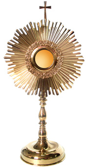 Monstrance: Wonderful Gold Plated Monstrance