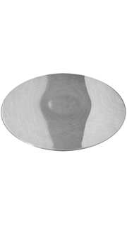 Polished paten (pewter)