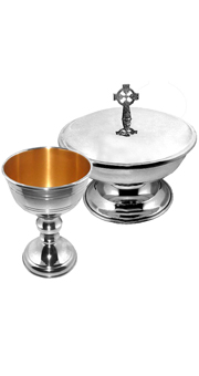 Chalice and short Ciborium