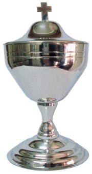 Ciborium con cruz cuadrada