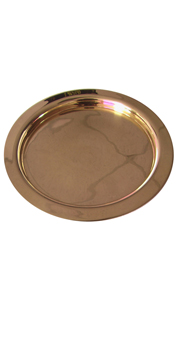 Huge Paten - gold plated 24 KT