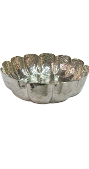 Hammered style paten (pewter)