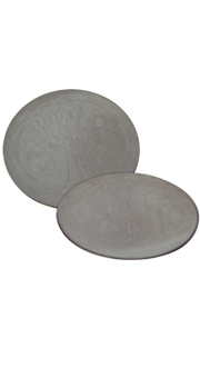 Paten of Pewter with edge