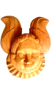 Angel with extended wings